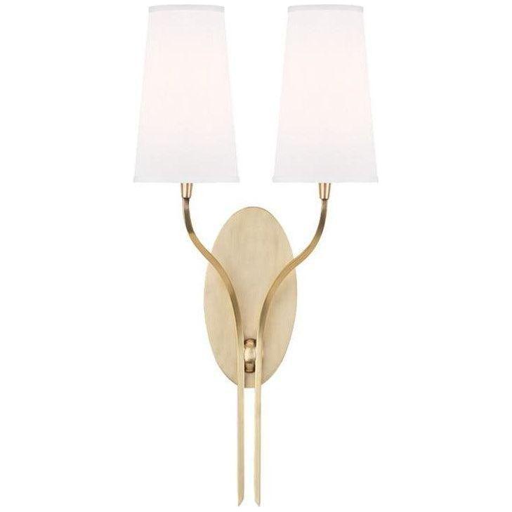 Hudson Valley Lighting - Rutland Wall Sconce - 3712-AGB-WS | Montreal Lighting & Hardware