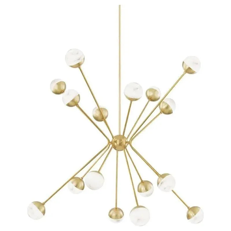 Hudson Valley Lighting - Saratoga LED Chandelier - 2851-AGB | Montreal Lighting & Hardware