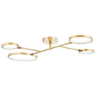 Hudson Valley Lighting - Saturn LED Flush Mount - 4104-AGB | Montreal Lighting & Hardware