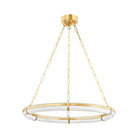 Hudson Valley Lighting - Sennett LED Chandelier - 5130-AGB | Montreal Lighting & Hardware