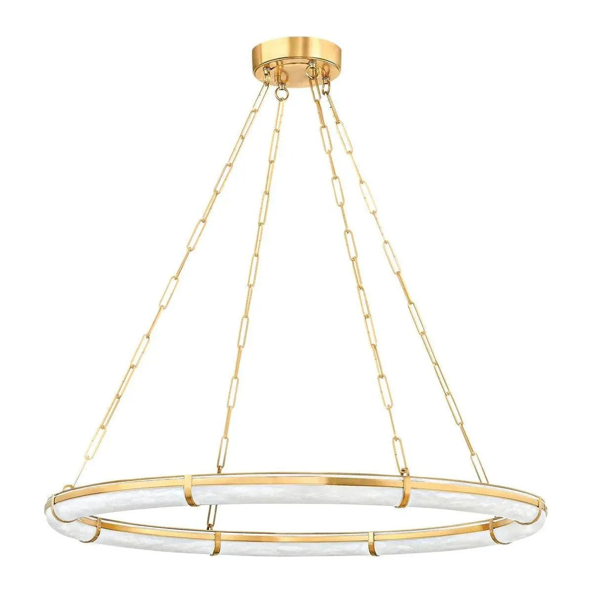 Hudson Valley Lighting - Sennett LED Chandelier - 5130-AGB | Montreal Lighting & Hardware