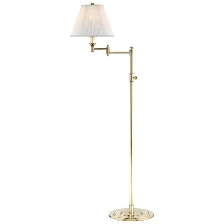 Hudson Valley Lighting - Signature No.1 Swing-Arm Floor Lamp - MDSL601-AGB | Montreal Lighting & Hardware