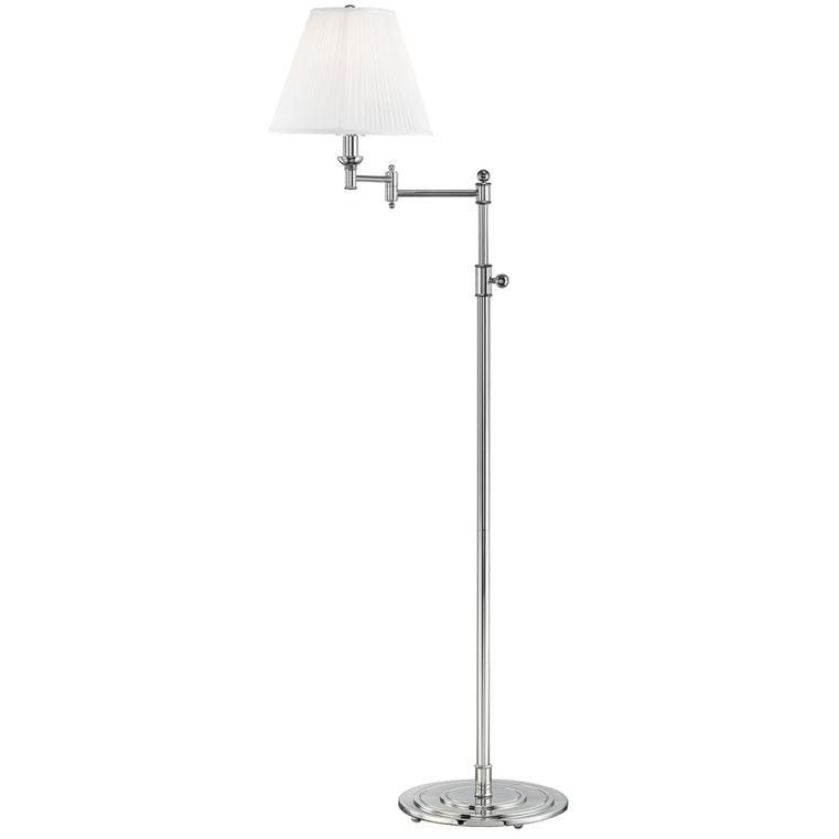 Hudson Valley Lighting - Signature No.1 Swing-Arm Floor Lamp - MDSL601-PN | Montreal Lighting & Hardware