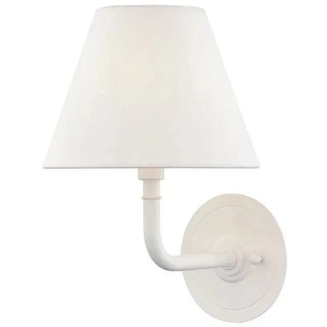 Hudson Valley Lighting - Signature No.1 Wall Sconce - MDS601-WH | Montreal Lighting & Hardware