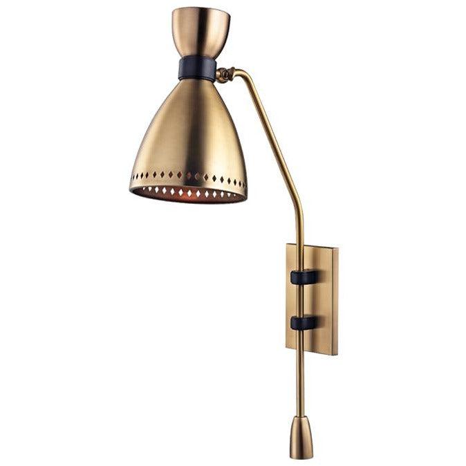 Hudson Valley Lighting - Solaris Wall Sconce - 4141-AGB | Montreal Lighting & Hardware