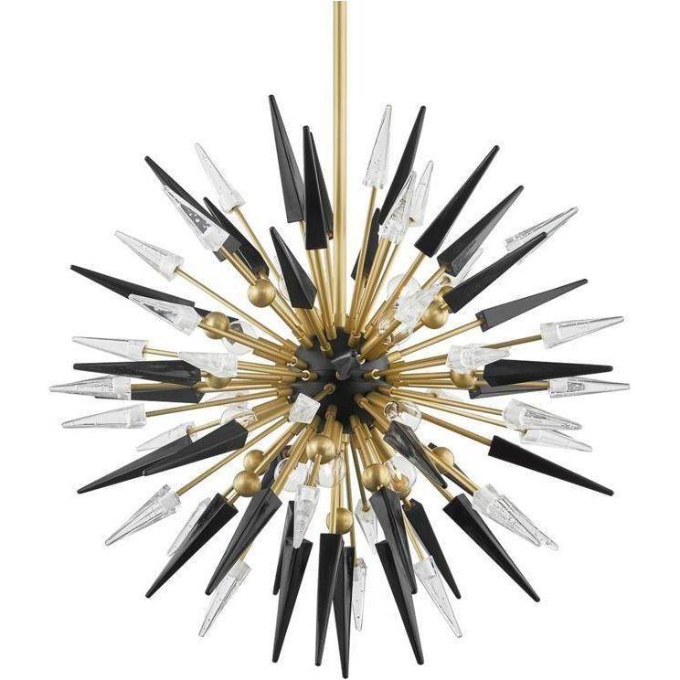Hudson Valley Lighting - Sparta Chandelier - 9031-AGB | Montreal Lighting & Hardware