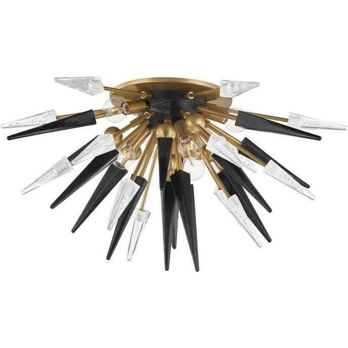 Hudson Valley Lighting - Sparta Semi Flush Mount - 9027-AGB | Montreal Lighting & Hardware