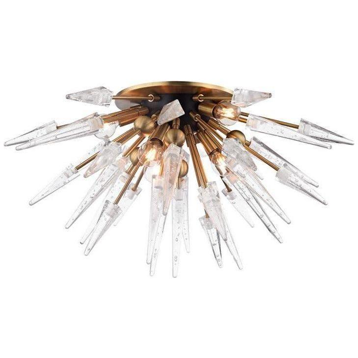 Hudson Valley Lighting - Sparta Semi Flush Mount - 9028-AGB | Montreal Lighting & Hardware