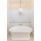 Hudson Valley Lighting - Sphere No.1 Pendant - MDS700-AGB | Montreal Lighting & Hardware