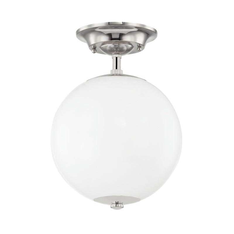 Hudson Valley Lighting - Sphere No.1 Semi Flush Mount - MDS703-PN | Montreal Lighting & Hardware