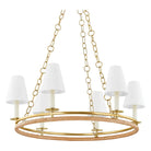 Hudson Valley Lighting - Swanton Chandelier - 4406-AGB | Montreal Lighting & Hardware