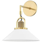 Hudson Valley Lighting - Syosset Wall Sconce - 2601-AGB/WH | Montreal Lighting & Hardware