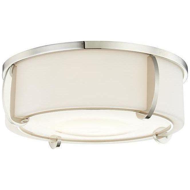 Hudson Valley Lighting - Talon Flush Mount - 4616-PN | Montreal Lighting & Hardware