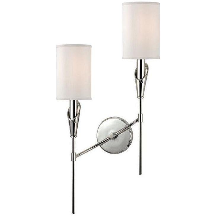 Hudson Valley Lighting - Tate Left Wall Sconce - 1312L-PN | Montreal Lighting & Hardware