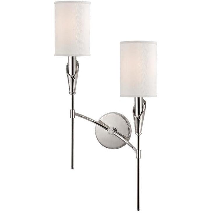 Hudson Valley Lighting - Tate Right Wall Sconce - 1312R-PN | Montreal Lighting & Hardware
