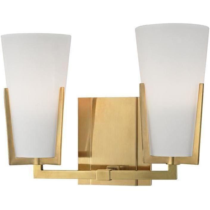 Hudson Valley Lighting - Upton Bath Vanity - 1802-AGB | Montreal Lighting & Hardware