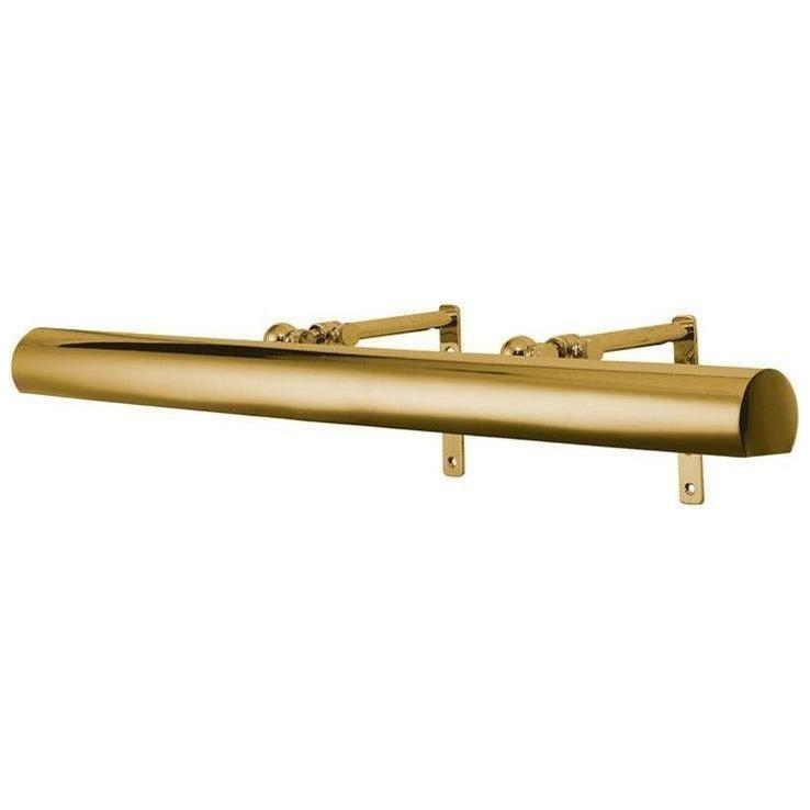 Hudson Valley Lighting - Vernon Picture Light With Plug - 2424-AGB | Montreal Lighting & Hardware