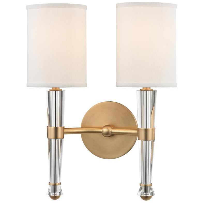 Hudson Valley Lighting - Volta Wall Sconce - 4120-AGB | Montreal Lighting & Hardware