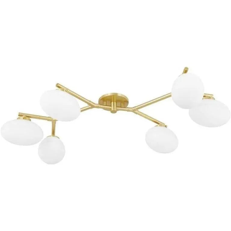 Hudson Valley Lighting - Wagner Semi Flush Mount - 5541-AGB | Montreal Lighting & Hardware