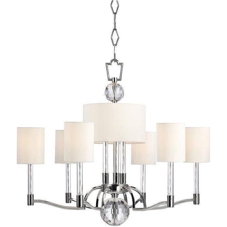 Hudson Valley Lighting - Waterloo Chandelier - 3006-PN | Montreal Lighting & Hardware
