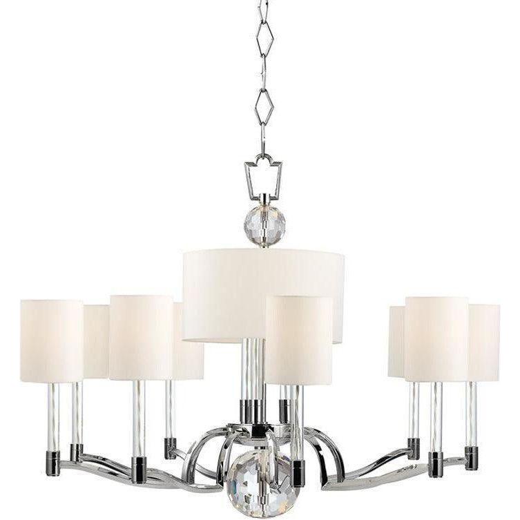 Hudson Valley Lighting - Waterloo Chandelier - 3009-PN | Montreal Lighting & Hardware