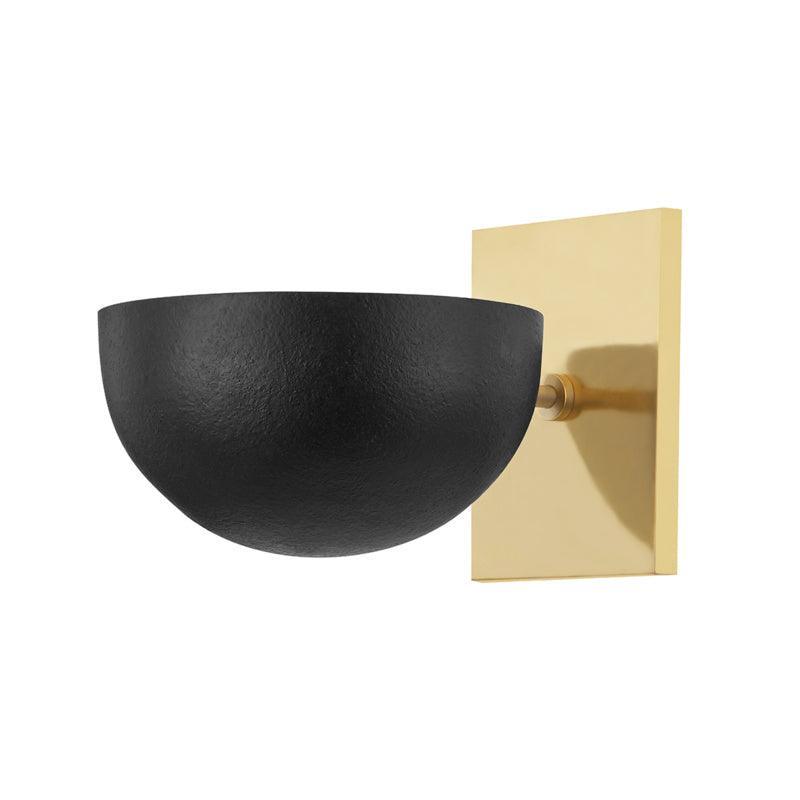 Hudson Valley Lighting - Wells Wall Sconce - MDS405-AGB/BP | Montreal Lighting & Hardware