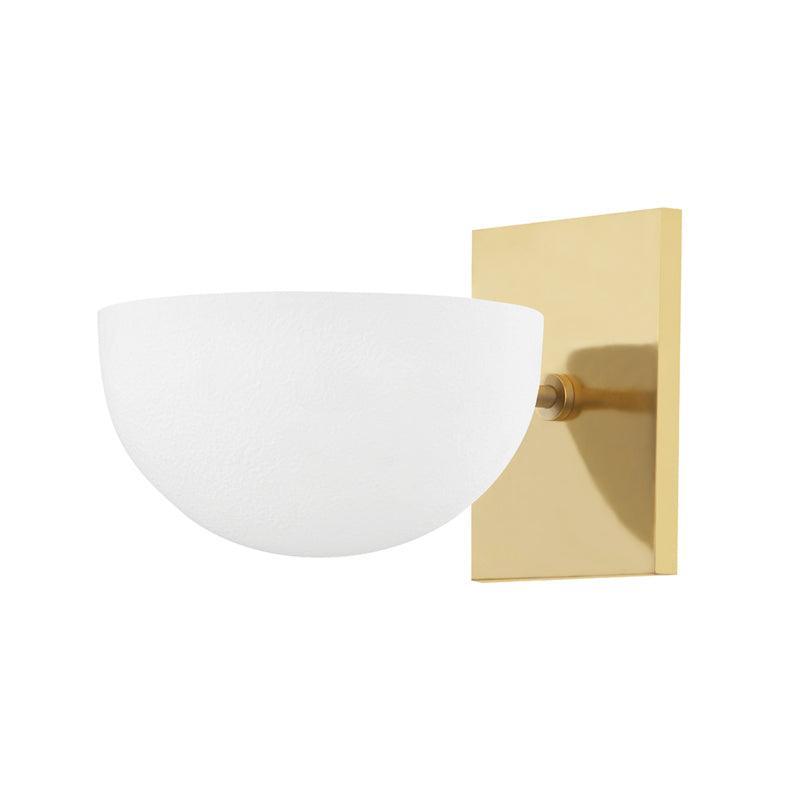 Hudson Valley Lighting - Wells Wall Sconce - MDS405-AGB/WP | Montreal Lighting & Hardware