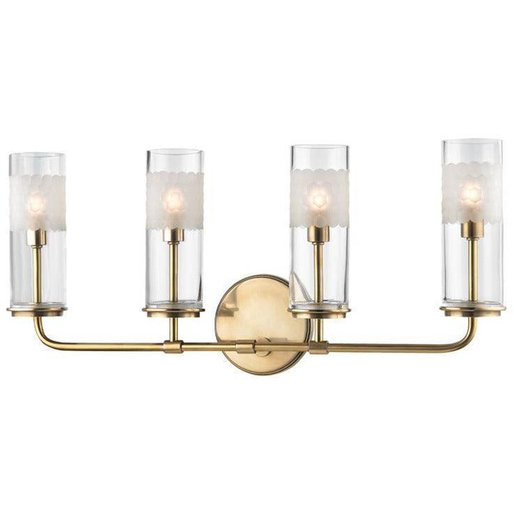 Hudson Valley Lighting - Wentworth Wall Sconce - 3904-AGB | Montreal Lighting & Hardware