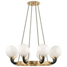 Hudson Valley Lighting - Werner Pendant - 3646-AGB/BK | Montreal Lighting & Hardware