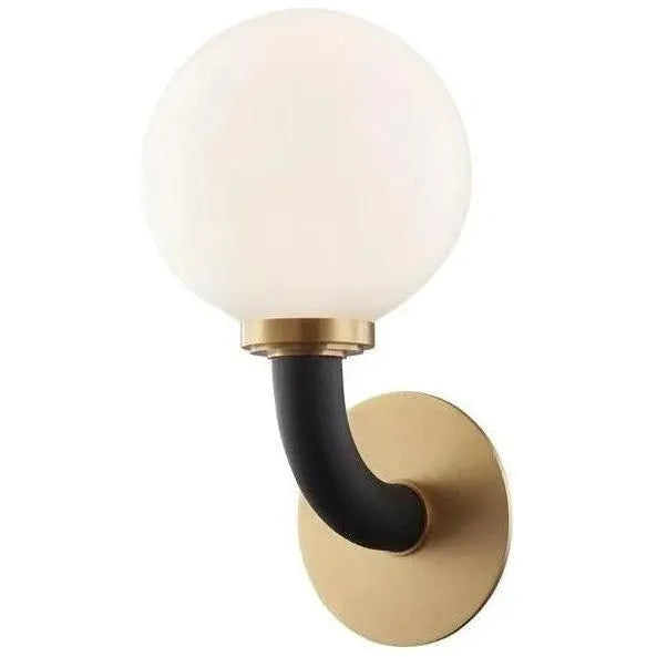 Hudson Valley Lighting - Werner Wall Sconce - 3631-AGB/BK | Montreal Lighting & Hardware