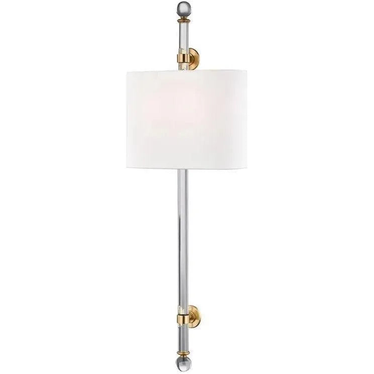 Hudson Valley Lighting - Wertham Wall Sconce - 6122-AGB | Montreal Lighting & Hardware