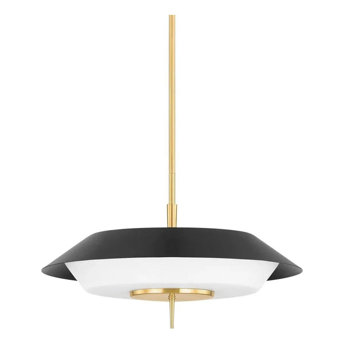 Hudson Valley Lighting - Westport Pendant - 4304-AGB/SBK | Montreal Lighting & Hardware