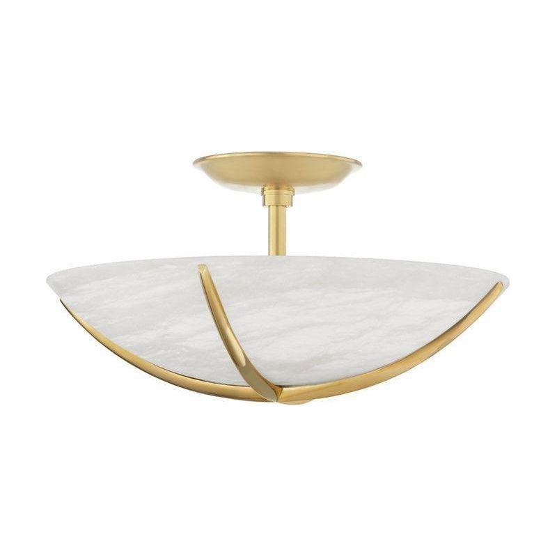 Hudson Valley Lighting - Wheatley Semi Flush Mount - 3516-AGB | Montreal Lighting & Hardware