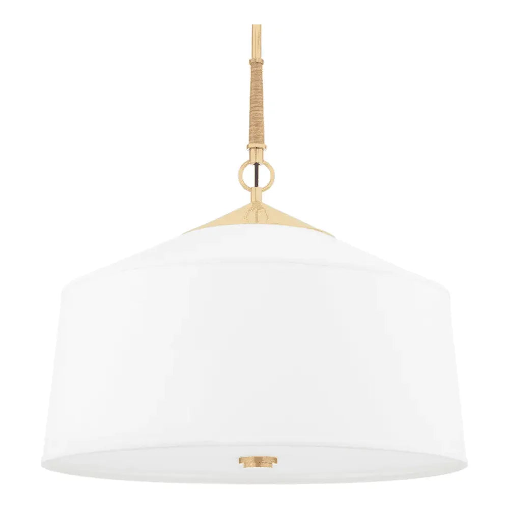 Hudson Valley Lighting - White Plains Pendant - 5223-AGB | Montreal Lighting & Hardware