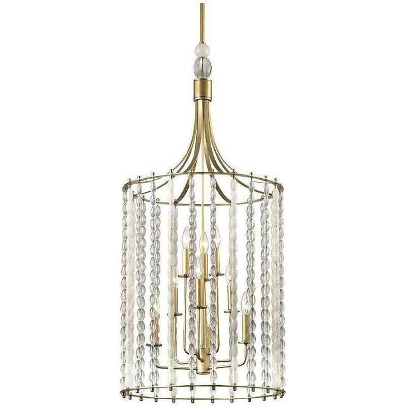 Hudson Valley Lighting - Whitestone Pendant - 9322-AGB | Montreal Lighting & Hardware
