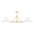 Hudson Valley Lighting - Williamsburg Island Pendant - 1057-AGB | Montreal Lighting & Hardware