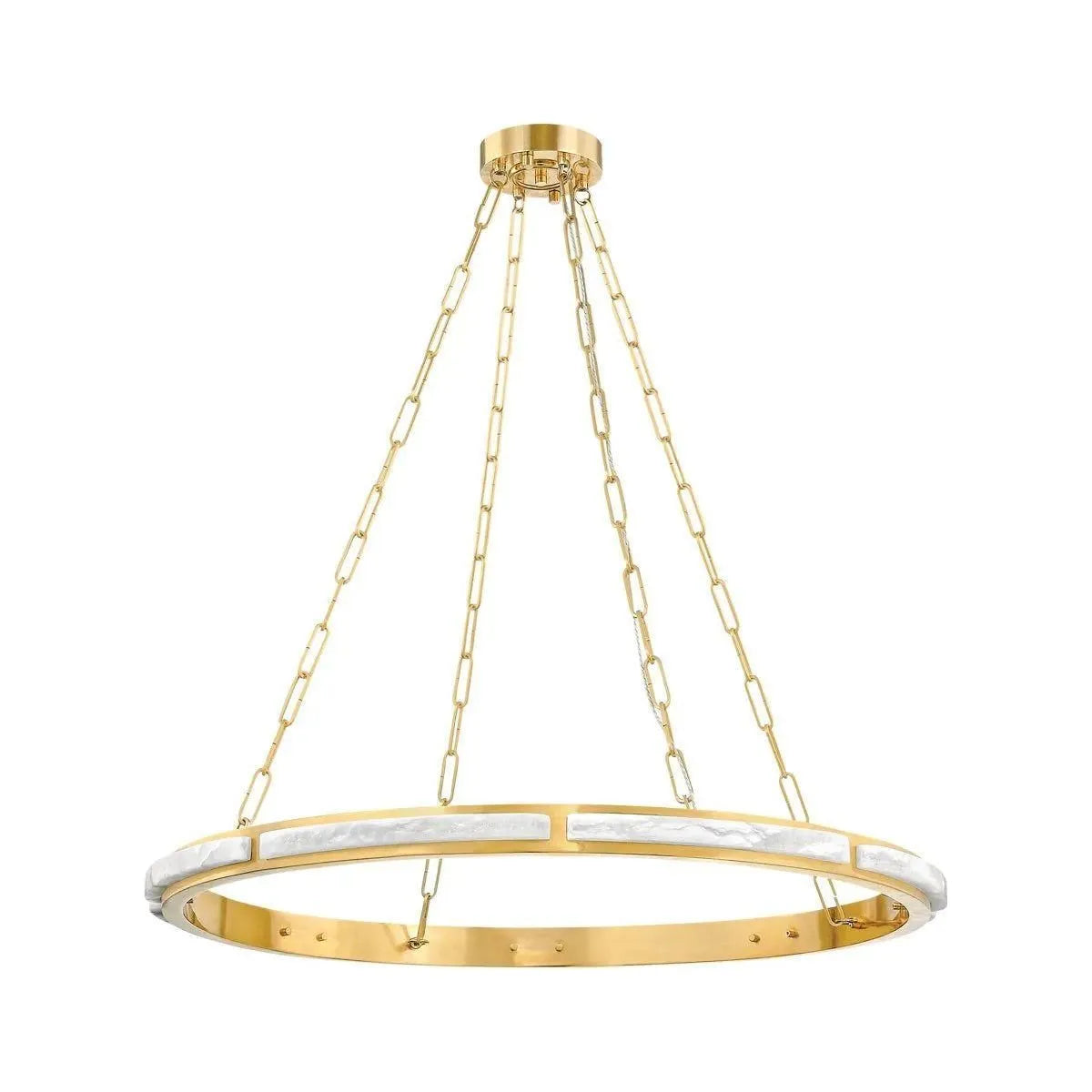 Hudson Valley Lighting - Wingate LED Chandelier - 8136-AGB | Montreal Lighting & Hardware