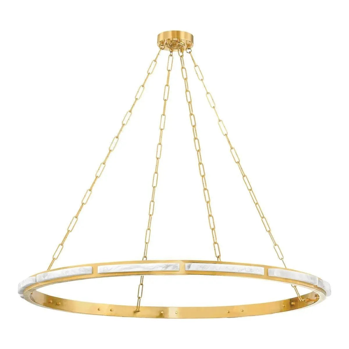 Hudson Valley Lighting - Wingate LED Chandelier - 8148-AGB | Montreal Lighting & Hardware