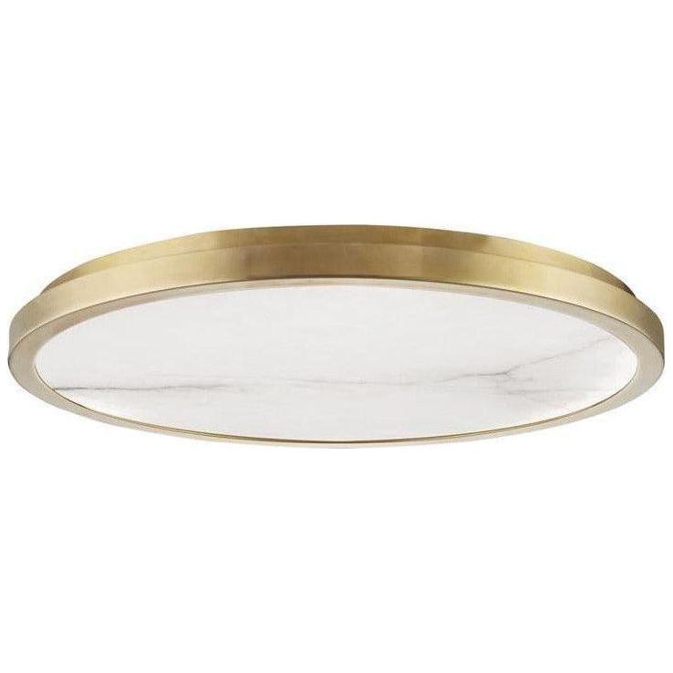 Hudson Valley Lighting - Woodhaven LED Flush Mount - 4324-AGB | Montreal Lighting & Hardware