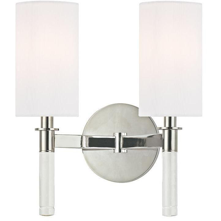 Hudson Valley Lighting - Wylie Wall Sconce - 6312-PN | Montreal Lighting & Hardware