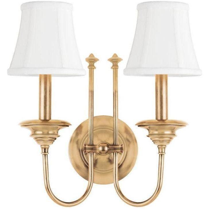 Hudson Valley Lighting - Yorktown Wall Sconce - 8712-AGB | Montreal Lighting & Hardware