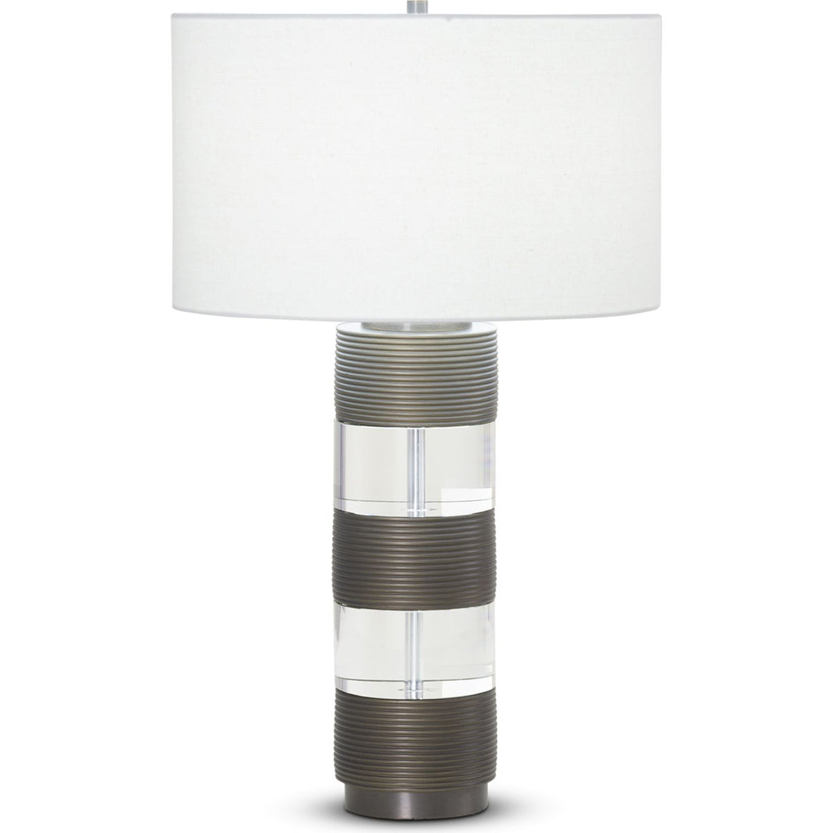 Flow Decor-3887-OWL-Table Lamps-Hunter-Bronze