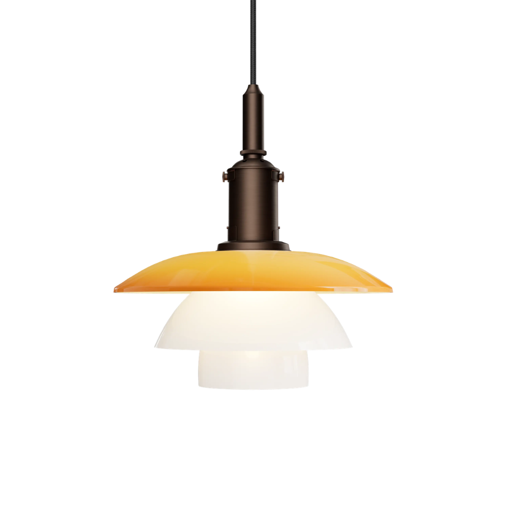 Louis Poulsen 5741938685 PH 3/3 Pendant Centenary Edition in Amber / Opal White