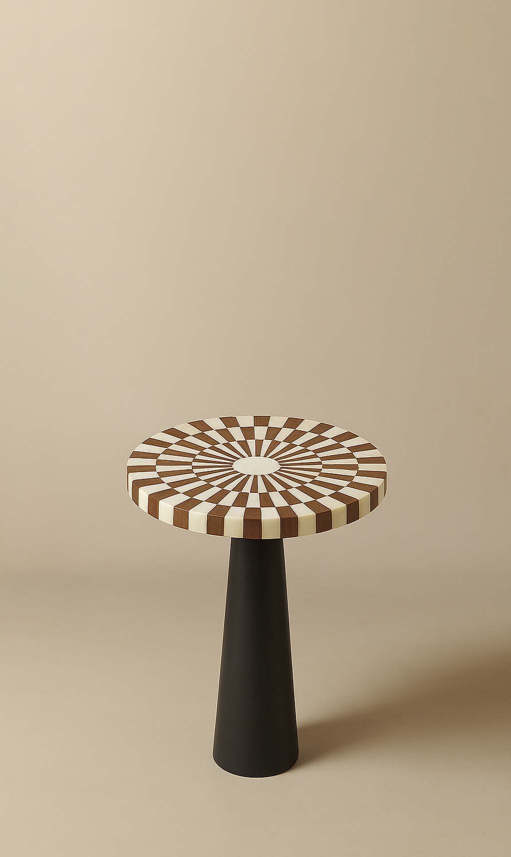 Dounia Home - DH-ILAINLWOO-WOD - Ila Inlay wood table - Walnut