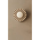 Dounia Home - DH-SHAINLWAL-SM-WOD - Shaa Inlay Wall Sconce - Walnut/Resin