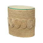 Jamie Young Company - Barbados Oval Side Table - 20BARB-STOW | Montreal Lighting & Hardware