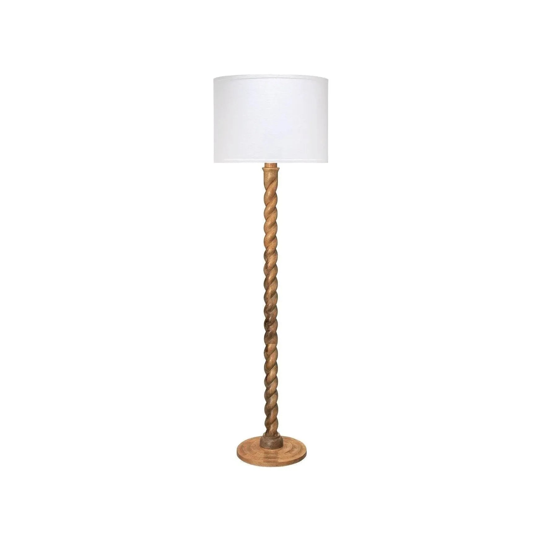 Jamie Young Company - Barley Twist Floor Lamp - 1BARL-FLBK | Montreal Lighting & Hardware