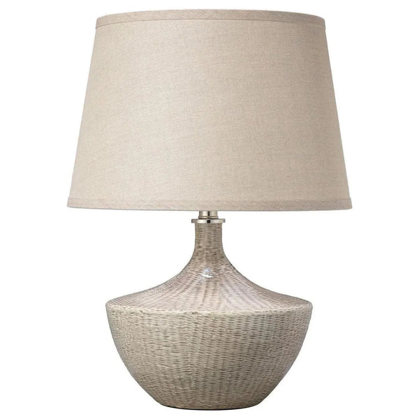 Basketweave Table Lamp