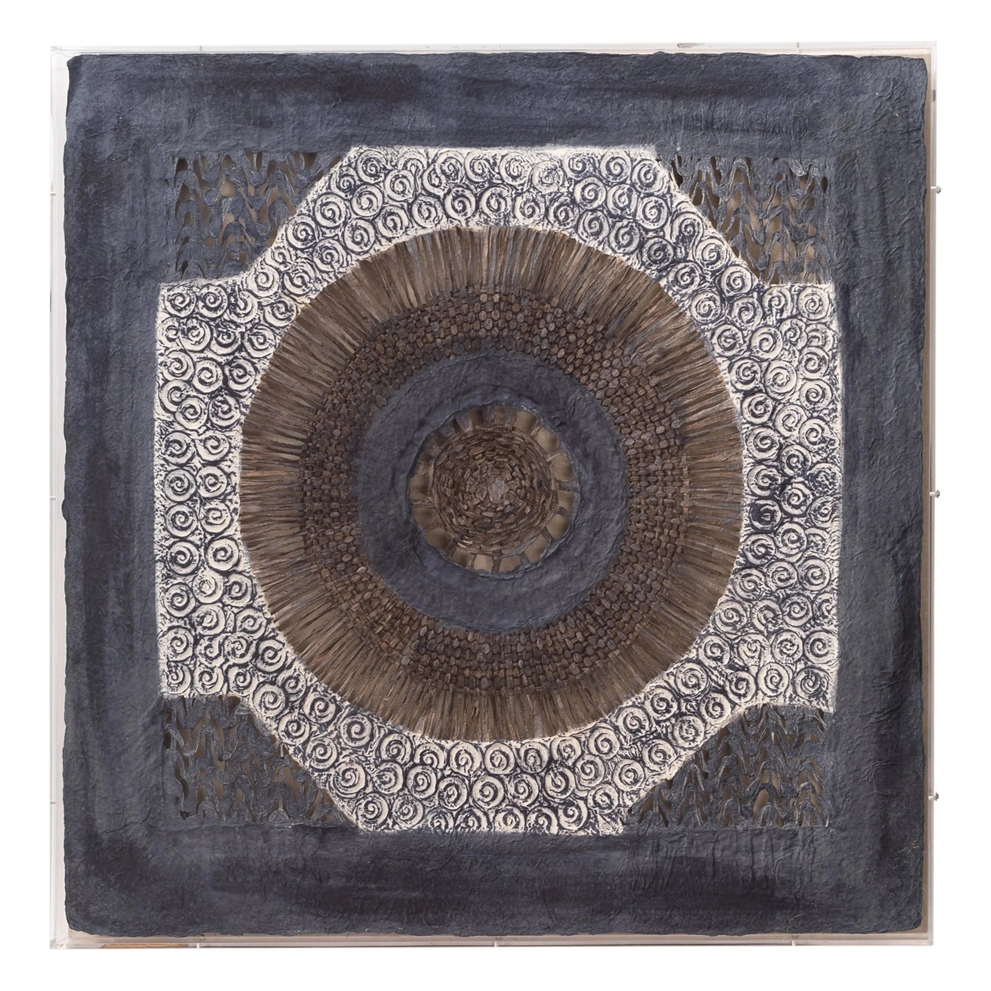 Jamie Young Company - Batik Square Framed Wall Art - 8BATI-SQIN | Montreal Lighting & Hardware