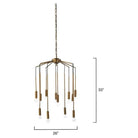 Jamie Young Company - Cascade Chandelier - 5CASC-CHAB | Montreal Lighting & Hardware